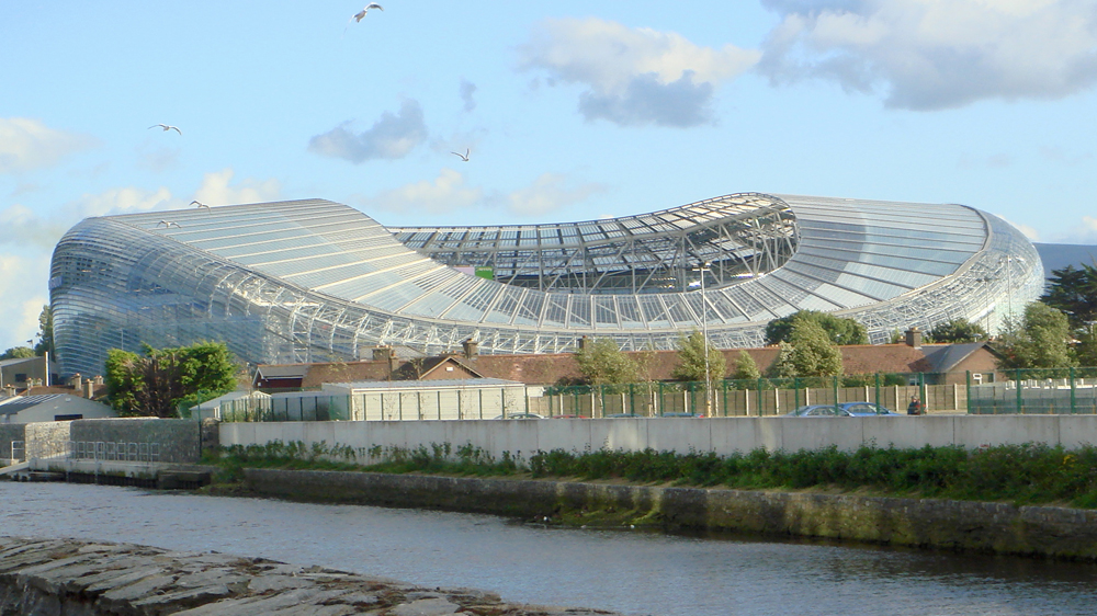 Stadion finale Europa League 2023/2024 - Dublin Arena in Ierland