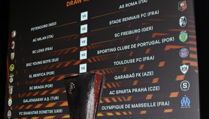 Loting knock-out play-offs Europa League