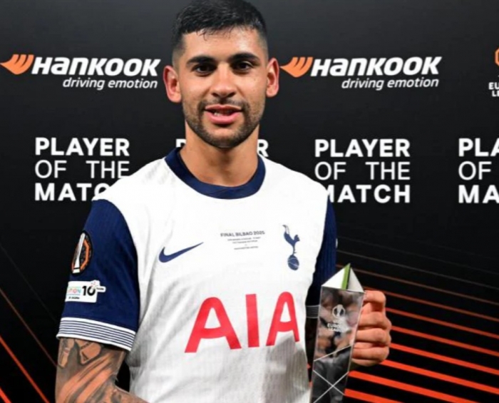 Romero is Man of the Match van Europa League finale 2024/25